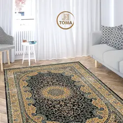 فرشینه هال و پذیرایی کد H137 رویه مخمل درجه یک پشت چرم استپ دار بدون سُر