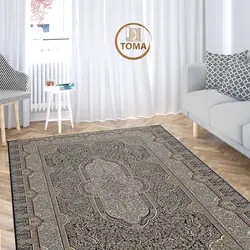 فرشینه هال و پذیرایی کد H136 رویه مخمل درجه یک پشت چرم استپ دار بدون سُر