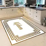 فرشینه آشپزخانه کد 031 رویه مخمل درجه یک پشت چرم استپ دار بدون سُر