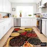 فرشینه آشپزخانه کد 032 رویه مخمل درجه یک پشت چرم استپ دار بدون سُر