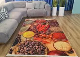 خرید فرشینه آشپزخانه کد 043 مخمل هازان تُرک بدون سُر قابل شستشو