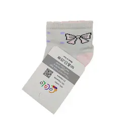 جوراب نوزادی دخترانه طرح پاپیونی کوکالو Cocalo