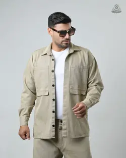 پیراهن کتان ضخیم کرمی دخترانه و پسرانه