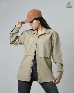 پیراهن کتان ضخیم کرمی دخترانه و پسرانه