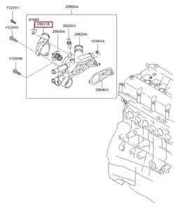 در ترموستات سوناتا اصلی هیوندای