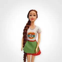 عروسک باربی مدل(کارمند فست فود ,سرآشپز,خانه دار)