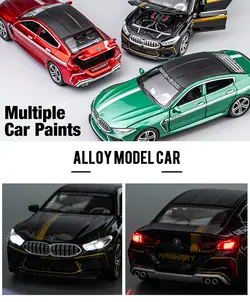 ماکت فلزی  بی ام و ( BMW MANHART M8) با مقیاس1:32 رنگ مشکی