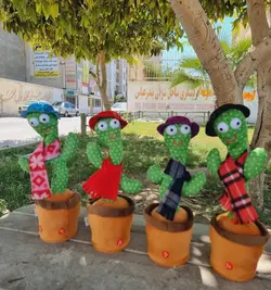 عروسک کاکتوس سخنگو  مدل لباس مکزیکی