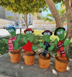 عروسک کاکتوس سخنگو  مدل لباس مکزیکی