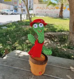 عروسک کاکتوس سخنگو  مدل لباس مکزیکی