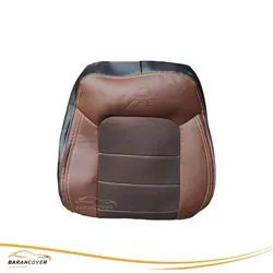 روکش صندلی ام وی ام x33 new چرم وسط پارچه رنگ قهوه ای - باران کاور