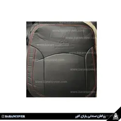 قیمت وخرید روکش صندلی تمام چرم مشکی دوخت قرمز میتسوبیشی (asx)َ _ باران کاور