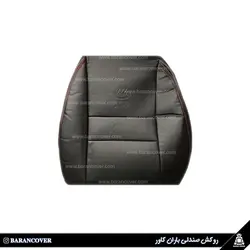 قیمت وخرید روکش صندلی تمام چرم مشکی دوخت قرمز وسط تنفسی لیفان x60 _ باران کاور
