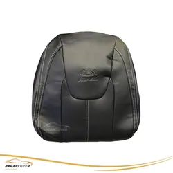 روکش صندلی چری(آریزو5)چرم رنگ مشکی دوخت سفید|باران کاور