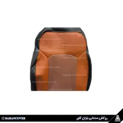 روکش صندلی چری(تیگو5)چرم وسط پارچه رنگ مارون|باران کاور