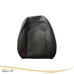 روکش صندلی کیا سراتو(New)چرم رنگ مشکی دوخت قرمز|باران کاور