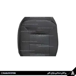 قیمت و خرید روکش صندلی موسو MUSSO پارچه رنگ مشکی دنده ای _ باران کاور