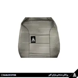 قیمت و خرید روکش صندلی موسو MUSSO چرم رنگ مشکی دنده _ باران کاور