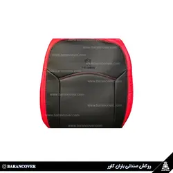 قیمت وخرید روکش صندلی وسط سوزنی پژو ۲۰۶ و ۲۰۷ مشکی دور قرمز _ باران کاور