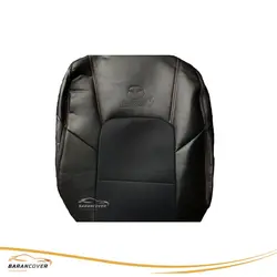 روکش صندلی مزدا 3 قدیم چرم پارچه رنگ مشکی دوخت قرمز - باران کاور