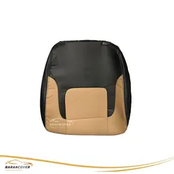 قیمت وخرید روکش صندلی برلیانس H330-320 چرم رنگ مشکی کرم _ باران کاور