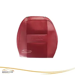 روکش صندلی هایلوکس قدیم 2007-2010 چرم پارچه رنگ زرشکی - باران کاور