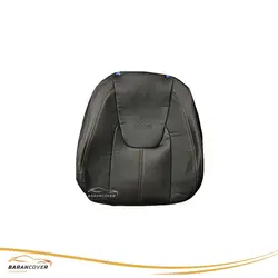 روکش صندلی آریزو 6 چرم رنگ مشکی دوخت مارون - باران کاور