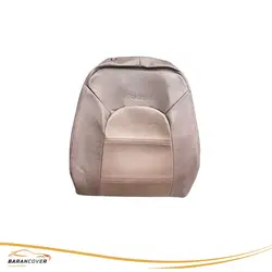 روکش صندلی هیوندای آزرا قدیم2006-2011 چرم رنگ قهوه‌ای - باران کاور