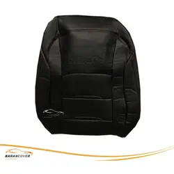 روکش صندلی دیگنیتی پرستیژ DIGNITY چرم رنگ مشکی دوخت قرمز - باران کاور