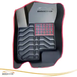 کفپوش دیگنیتی پرستیژ DIGNITY رنگ مشکی نوار زرشکی - باران کاور