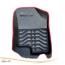 کفپوش دیگنیتی پرستیژ DIGNITY رنگ مشکی نوار زرشکی - باران کاور