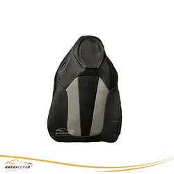 روکش صندلی جک j7 KMC چرم پارچه رنگ مشکی طوسی - باران کاور