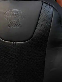 روکش صندلی ام وی ام x22 پرو چرم رنگ مشکی - باران کاور