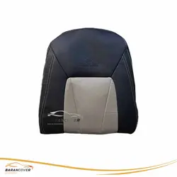 روکش صندلی بسترن B50 چرم رنگ مشکی کرم - باران کاور