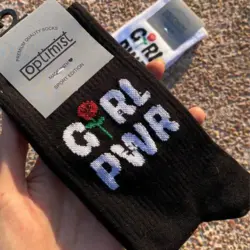 جوراب ساق بلند girl power