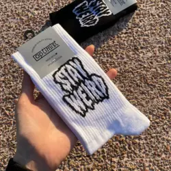 جوراب ساق بلند stay weird