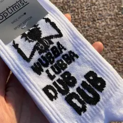 جوراب wubba lubba dub dub