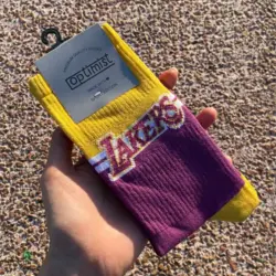 جوراب ساق بلند لس آنجلس لیکرز