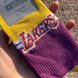 جوراب ساق بلند لس آنجلس لیکرز