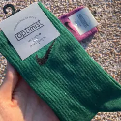 جوراب ساق بلند نایک بنفش و سبز