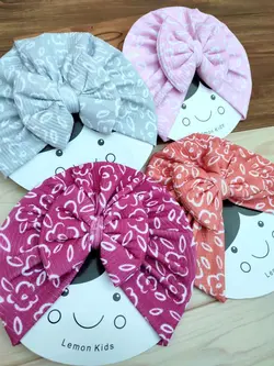 توربان بچه گانه دخترانه گل