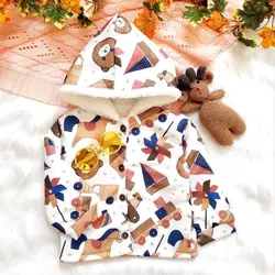 لباس بچه گانه کاپشن بچه گانه داخل خز