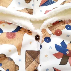 لباس بچه گانه کاپشن بچه گانه داخل خز