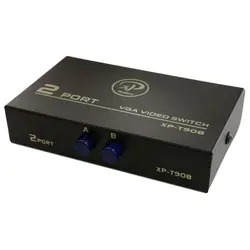 خرید سوییچ دو پورت VGA ایکس پی پروداکت مدل T908 (سوییچ 2 به 1 مانیتور)