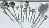 سرویس قاشق و چنگال 24 نفره 135 پارچه تمام استیل MGS مدل SR-100