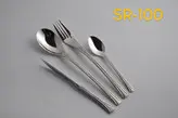 سرویس قاشق و چنگال 24 نفره 135 پارچه تمام استیل MGS مدل SR-100