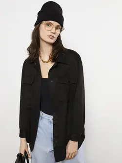 کاپشن طرح چرم زنانه ال سی وایکیکی کژوال S2ED94Z8 - CVL | LCW Casual