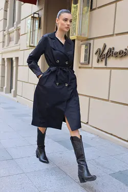 ترنچ کت زنانه بیگ دارت 5853BGD19 - 19351 | Bigdart