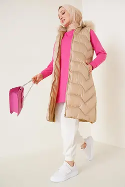 جلیقه پافر زنانه بیگ دارت T10233BGD19 - 19928 | Bigdart