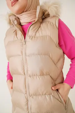 جلیقه پافر زنانه بیگ دارت T10233BGD19 - 19928 | Bigdart